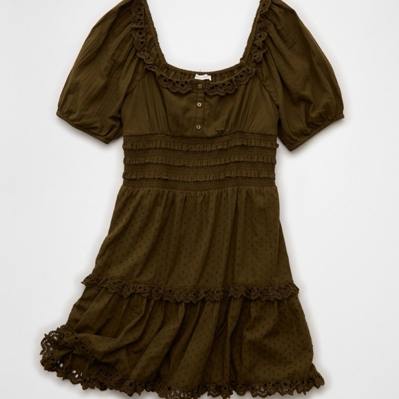 American Eagle Ruffle Mini Dress - Picture 3 of 6